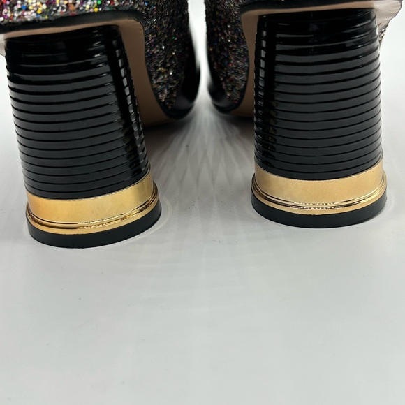 Women’s Wine Multicolored Glitter Embellished Ankle Boots Size 9 1/2 NWOT - Picture 12 of 13